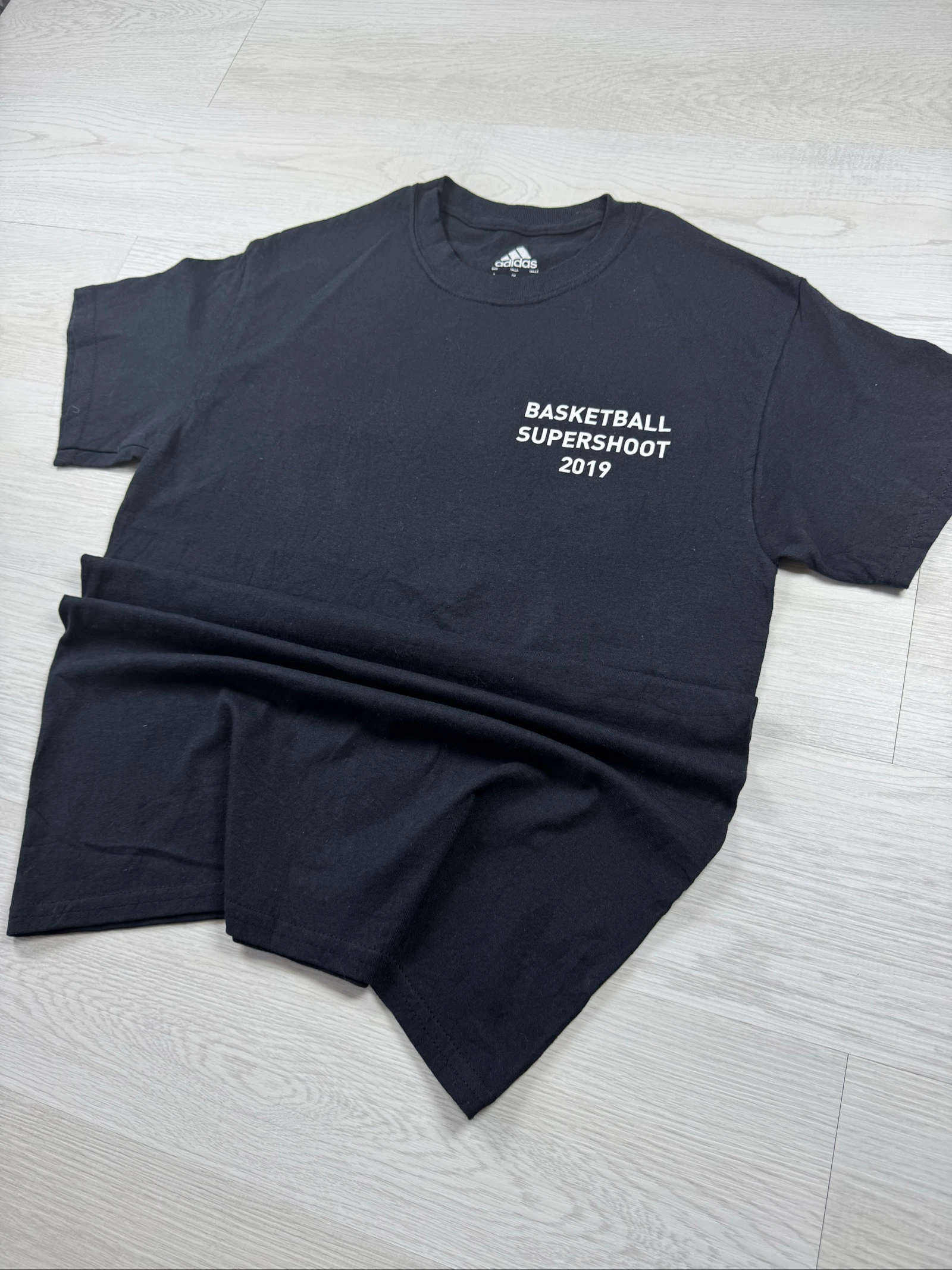 Adidas Basketball Supershoot 2019 T-Shirt Black S Logo – photo 2